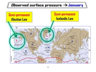 Semi-permanent
Icelandic Low

Semi-permanent
Aleutian Low

9

 