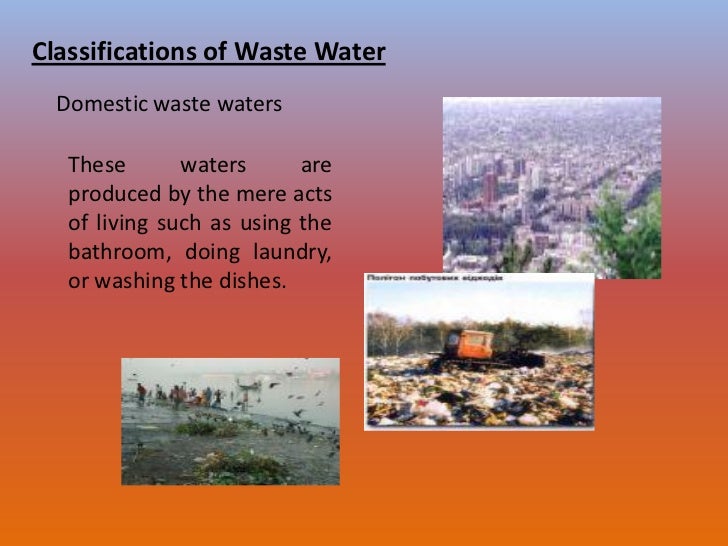 Lecture 13 types and characterization of waste water