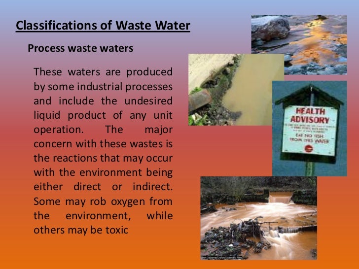 Lecture 13 types and characterization of waste water