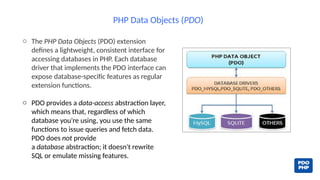 php mysql database connection and quries for curd operation lecture 13 ...