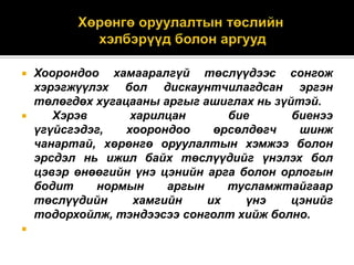 





Хоорондоо хамааралгүй төслүүдээс сонгож
хэрэгжүүлэх бол дискаунтчилагдсан эргэн
төлөгдөх хугацааны аргыг ашиглах нь зүйтэй.
Хэрэв
харилцан
бие
биенээ
үгүйсгэдэг,
хоорондоо
өрсөлдөгч
шинж
чанартай, хөрөнгө оруулалтын хэмжээ болон
эрсдэл нь ижил байх төслүүдийг үнэлэх бол
цэвэр өнөөгийн үнэ цэнийн арга болон орлогын
бодит
нормын
аргын
тусламжтайгаар
төслүүдийн
хамгийн
их
үнэ
цэнийг
тодорхойлж, тэндээсээ сонголт хийж болно.

 