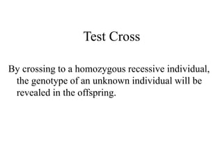 Test Crosses | PPT