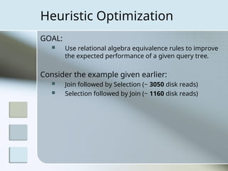 Lecture 13 database DDB-Query Optimization1.ppt