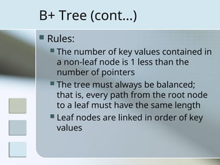Nbdc Tree Key Lecture 13 database DDB-Query Optimization1.ppt