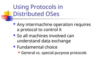 Distributed Operating system introduction | PPT