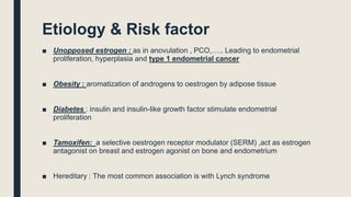 Lecture 13 Endometrial cancer | PPTX