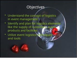 Comprehensive Guide to Event Logistics Management and Planning | PPTX