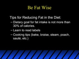 Lecture 13 fat for nutrition class | PPT