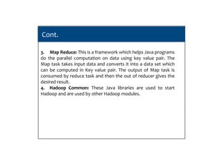 Comprehensive Introduction to Hadoop and MapReduce in Cloud Computing | PDF