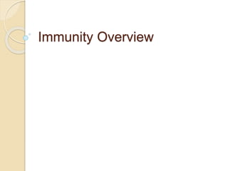 Immunity Overview
 