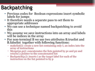 Lecture 13 intermediate code generation 2.pptx | Programming Languages ...