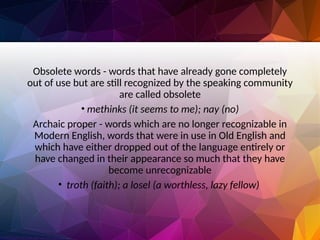 Stylistic Differentiation of English Vocabulary: Layers and Functions ...