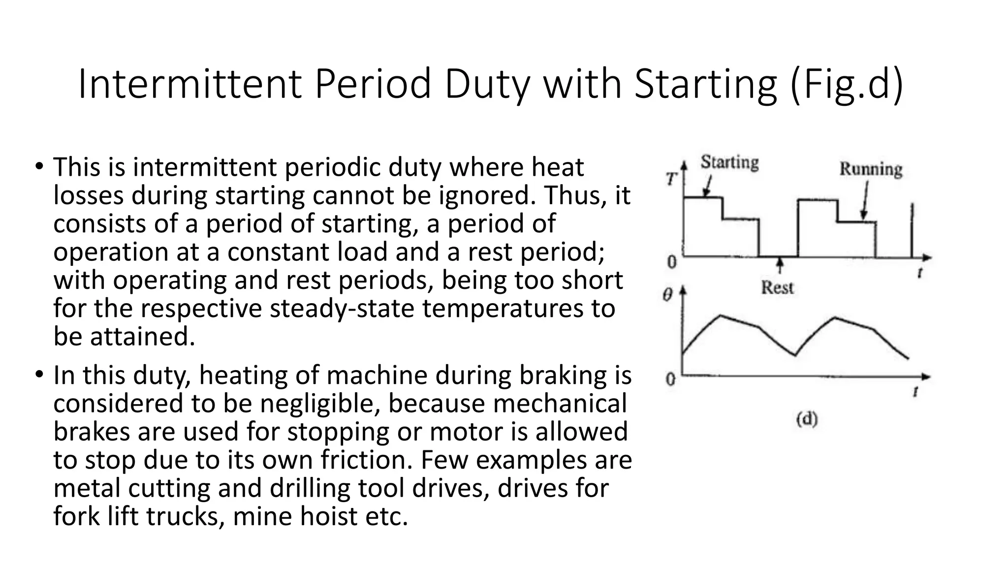 Intermittent Load Lecture 13 types of motor duty | PPTX