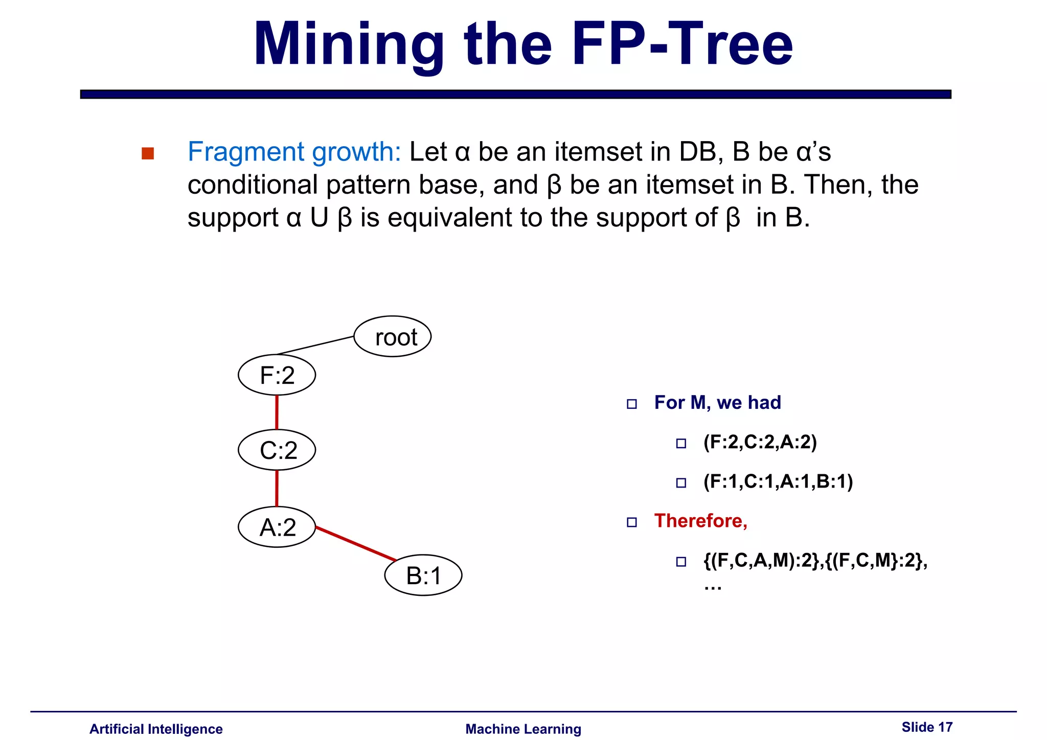 Lecture14 - Advanced topics in association rules