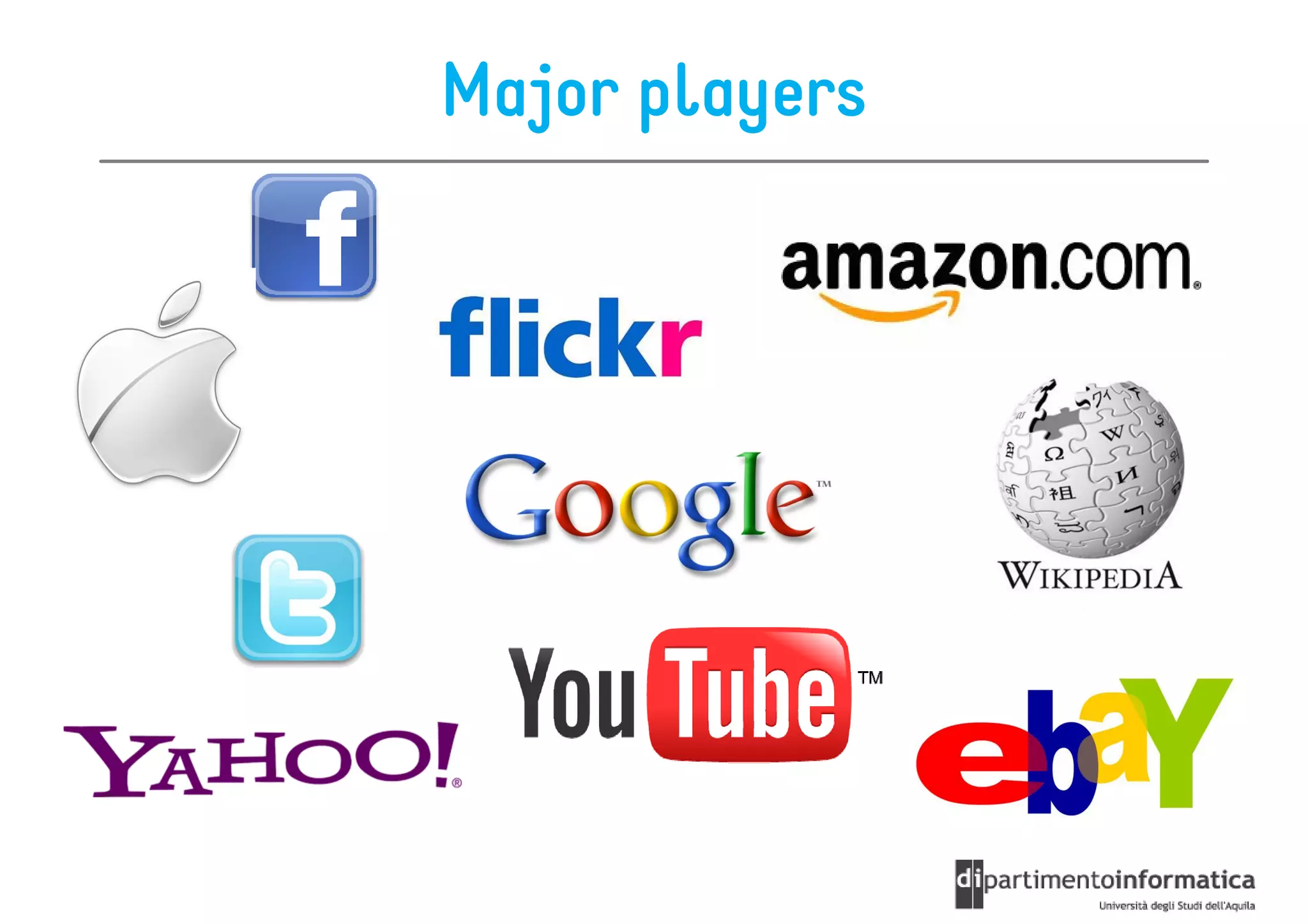 Major players
 