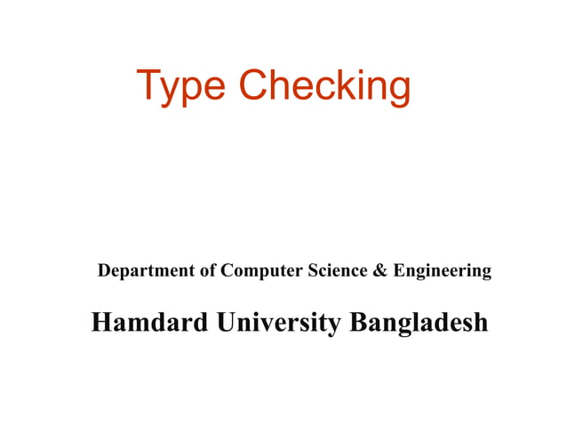 Type Checking Compiler Design ShareThisIfYouLike PPT type-checking-compiler-design-sharethisifyoulike-ppt