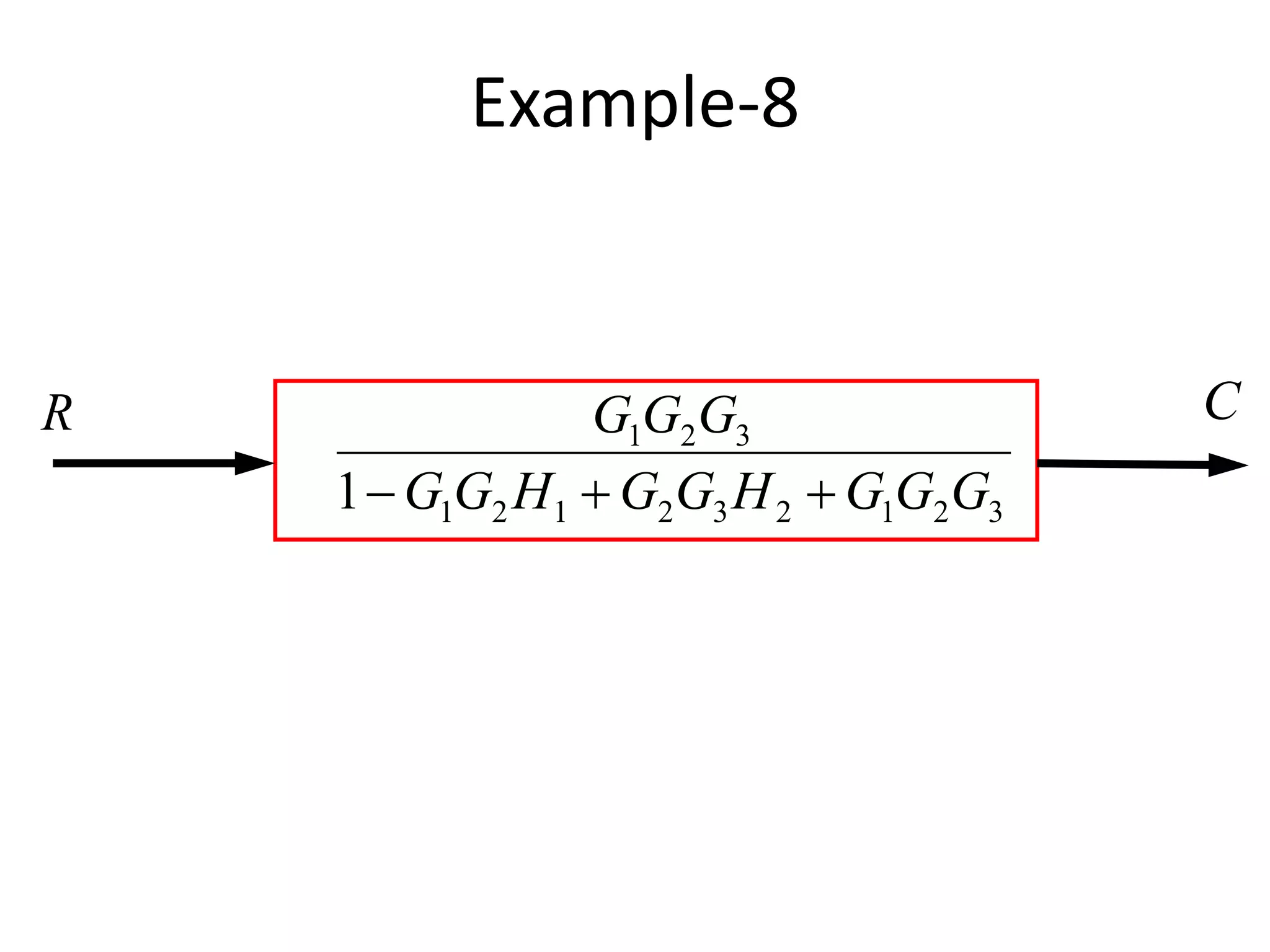 Example-8
R
321232121
321
1 GGGHGGHGG
GGG

C
 