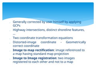 Digital Image processing in remote sensing | PPTX
