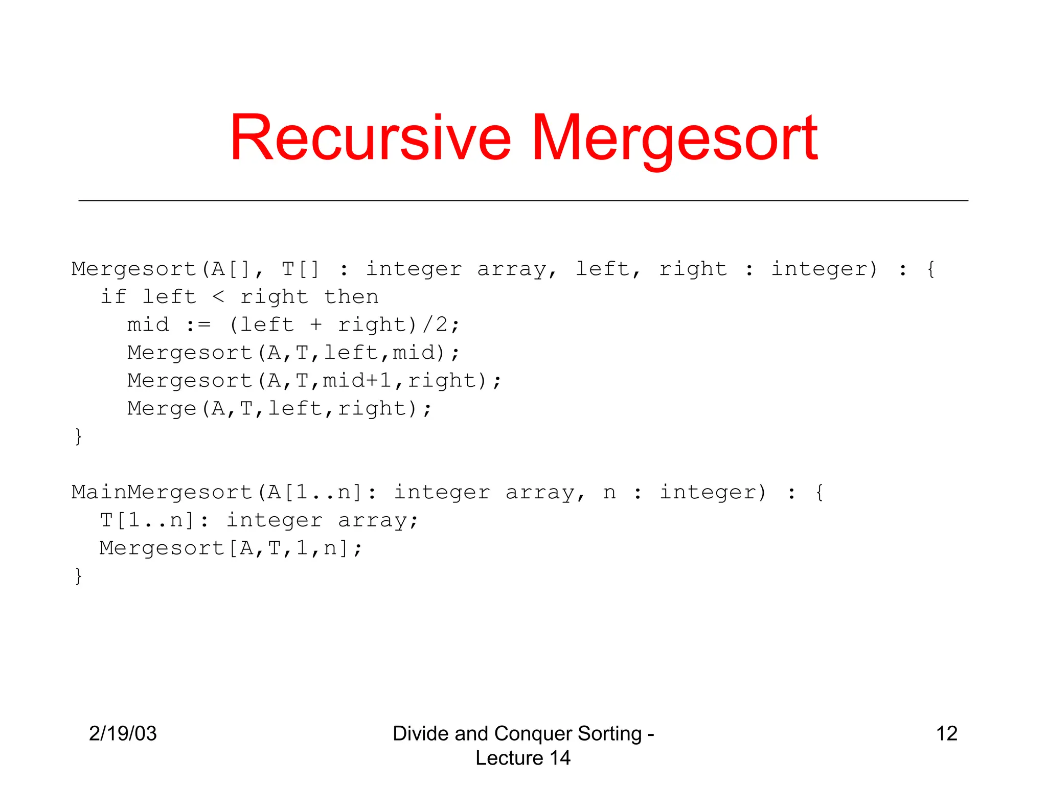 sorting algorithms presentation for understanding | PPT