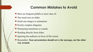 Avoiding Powerpoint Presentation Using presentation software in giving public speech | PPTX