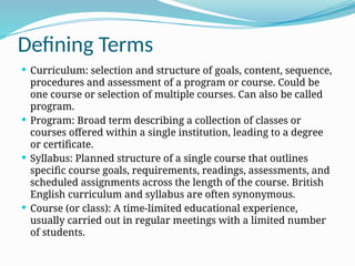 Lecture 14-Curriculum and Course Design.pptx