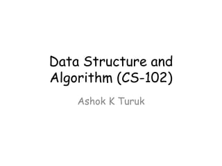 Lecture 14 data structures and algorithms | PPT