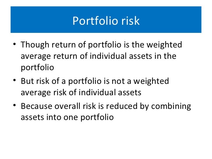 portfolio risk