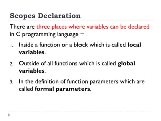 Lecture 14 - Scope Rules | PPT | Free Download