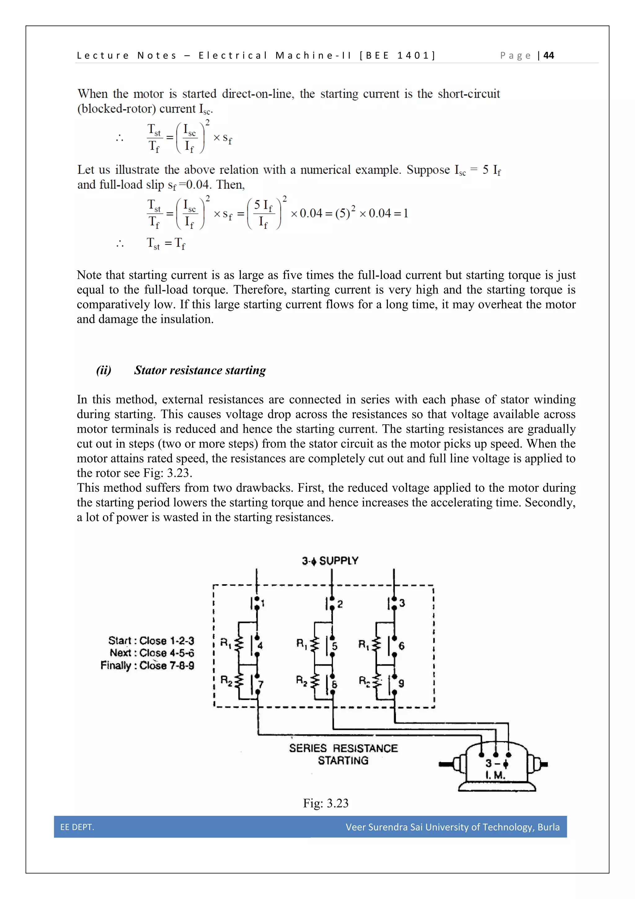 Ac machines notes | PDF
