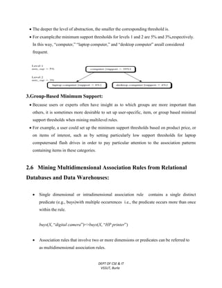 data mining lecture notes for btech students+ | PDF