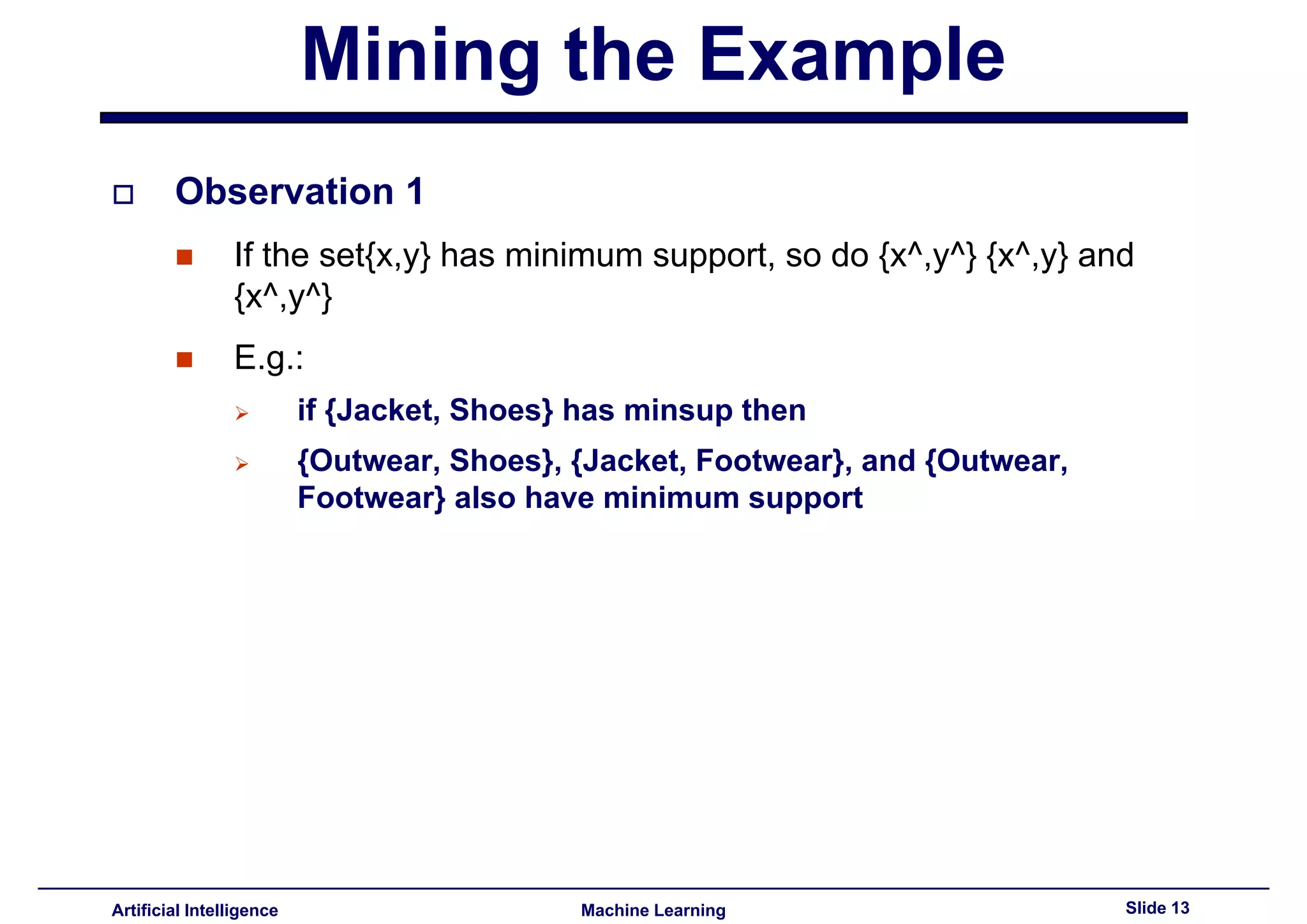 Lecture15 - Advances topics on association rules PART II