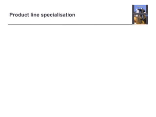 Product line specialisation
 