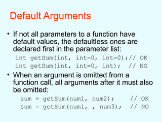 arguments must learned in programming languages | PPT