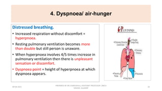 Respiratory patterns and its abnormality