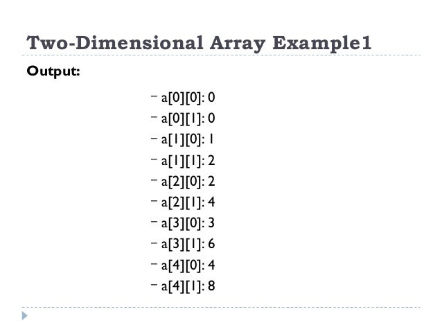 Lecture 15 - Array
