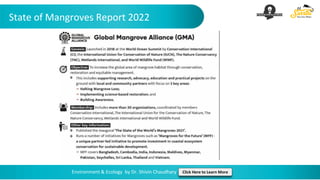 State of Mangroves Report 2022
Environment & Ecology by Dr. Shivin Chaudhary Click Here to Learn More
 