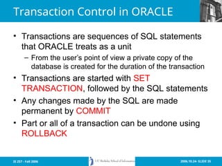Database administration security and integrity | PPT