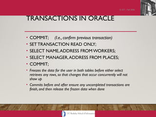 Lecture15_257 Database security & integrity | PPTX