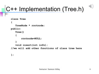 Lecture 15 Tree Implementation topic.pdf