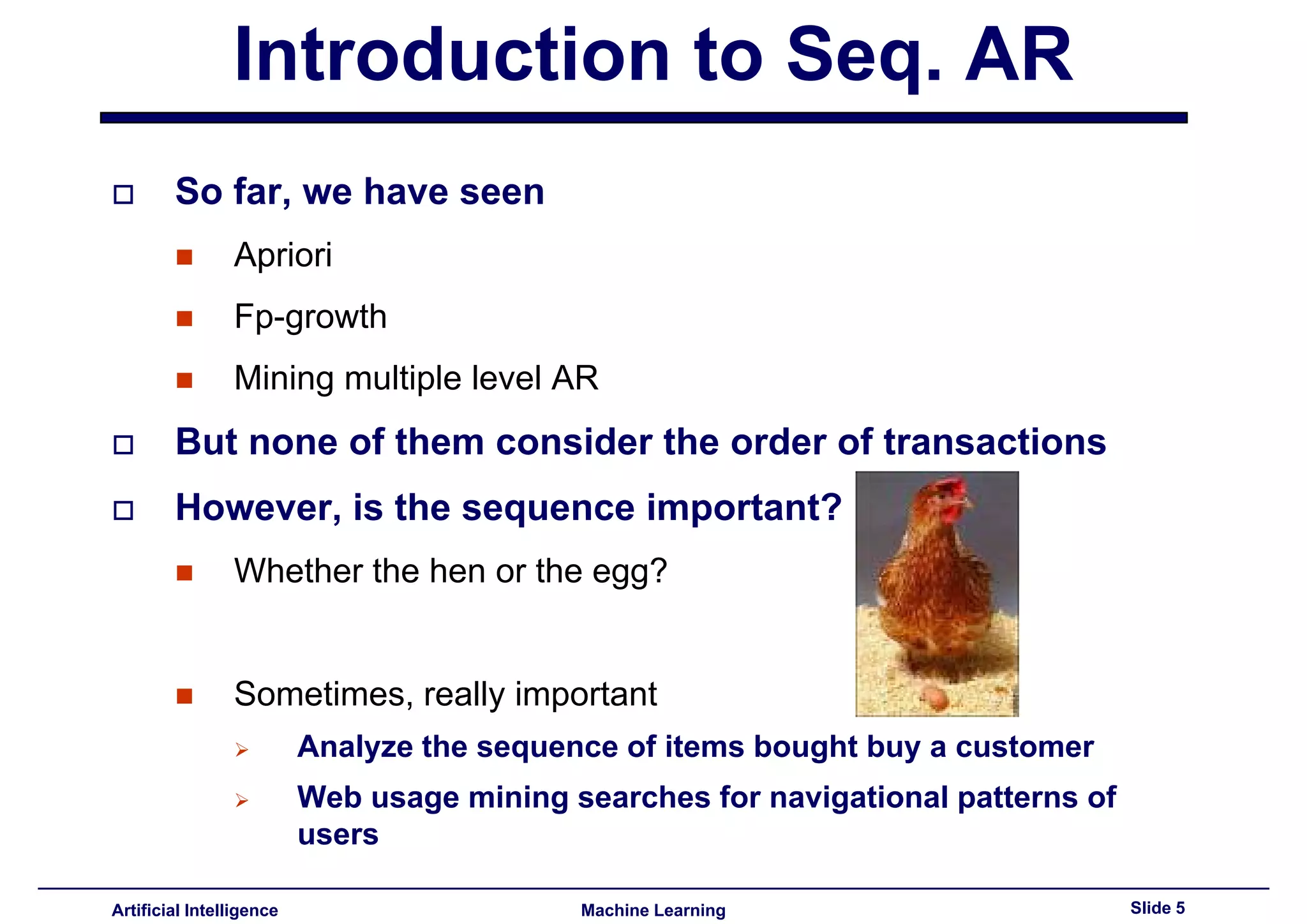 Lecture16 - Advances topics on association rules PART III