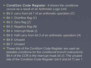 Condition Coding Term M6800 | PPT