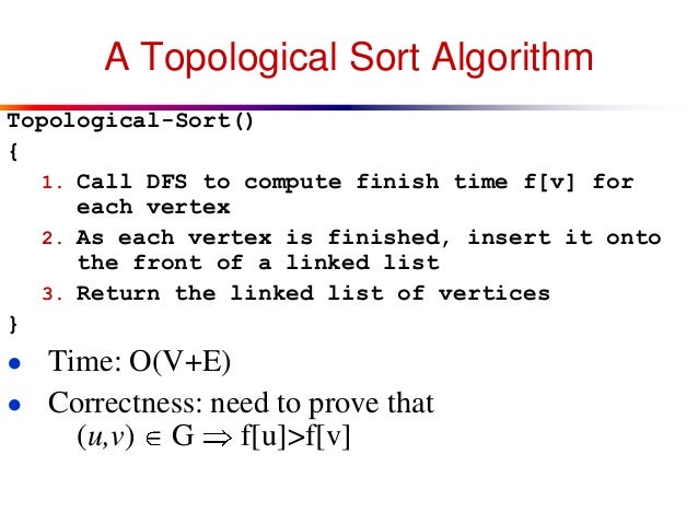 Topological Sort