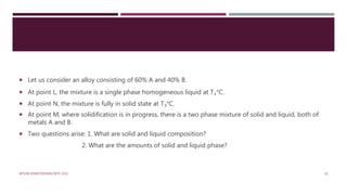 Homogenous Two Component System Phase Diagram:Two Component System | PPTX