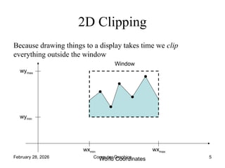 Comprehensive Guide to 2D Clipping Techniques in Computer Graphics | PPT