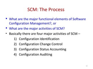 Software Engineering (Software Configuration Management) | PPT