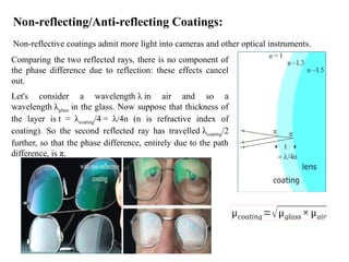 Non Reflecting Color Lecture 16-21 - Interference PHYSICS.pptx