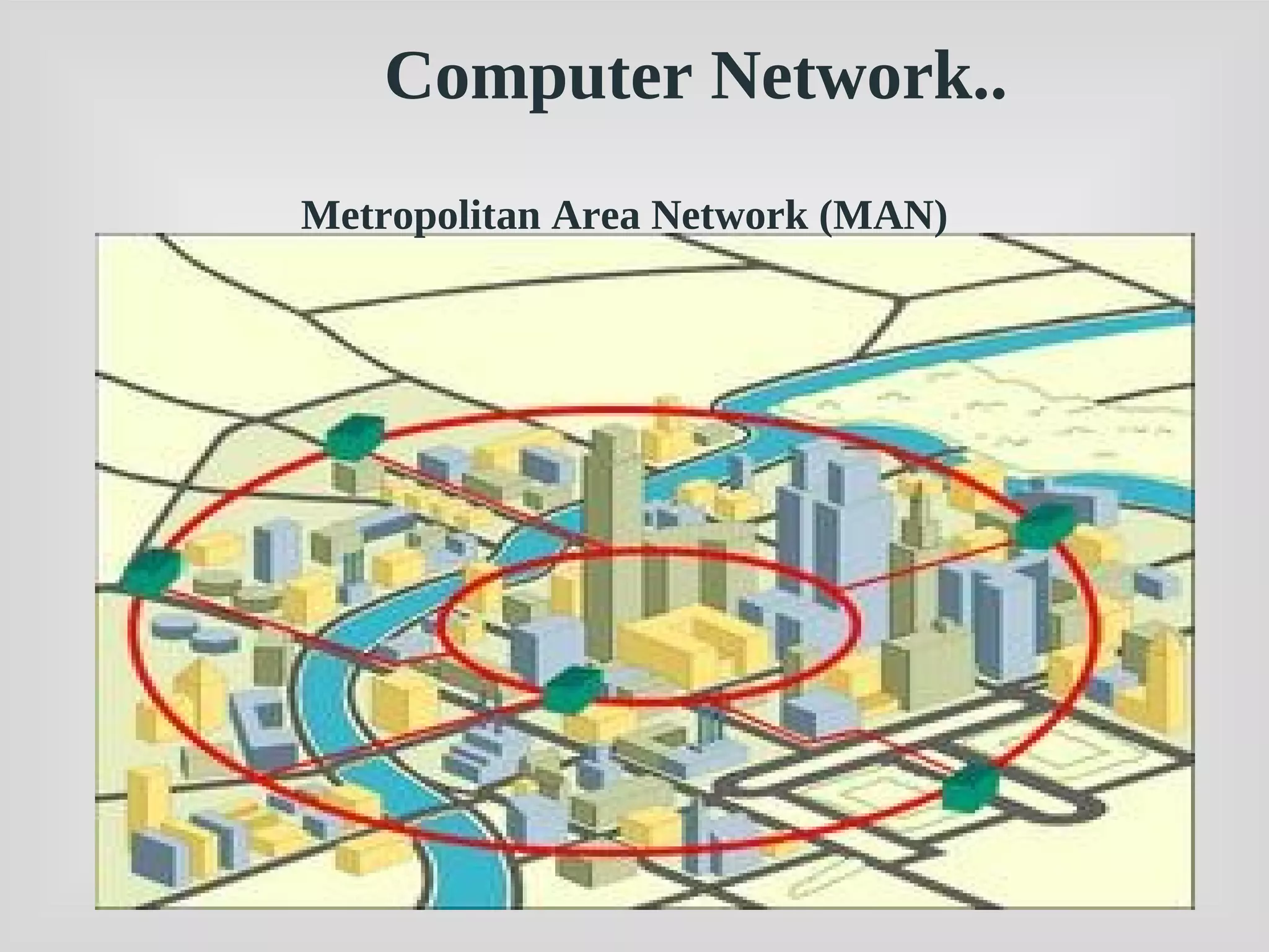 11
Metropolitan Area Network (MAN)
Computer Network..
 