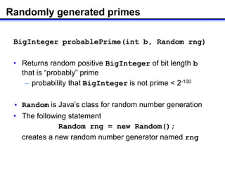 implementing the encryption in the JAVA.ppt image.