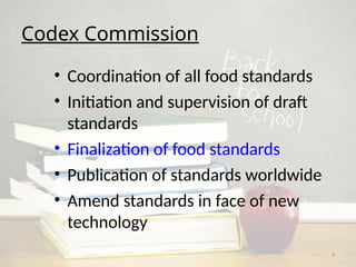 food standards - HACCP concepts and principles | PPT