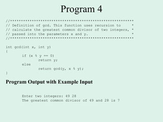 recursion functions in programming languages | PPT